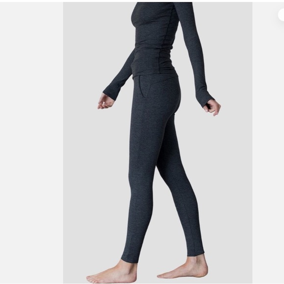 Lunya Restore Pocket legging - charcoal grey - Picture 2 of 7